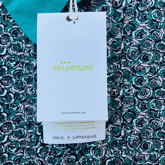 Skunkfunk Aizeti Sustainable Mod Collar Dress NWT - Picture 12 of 15